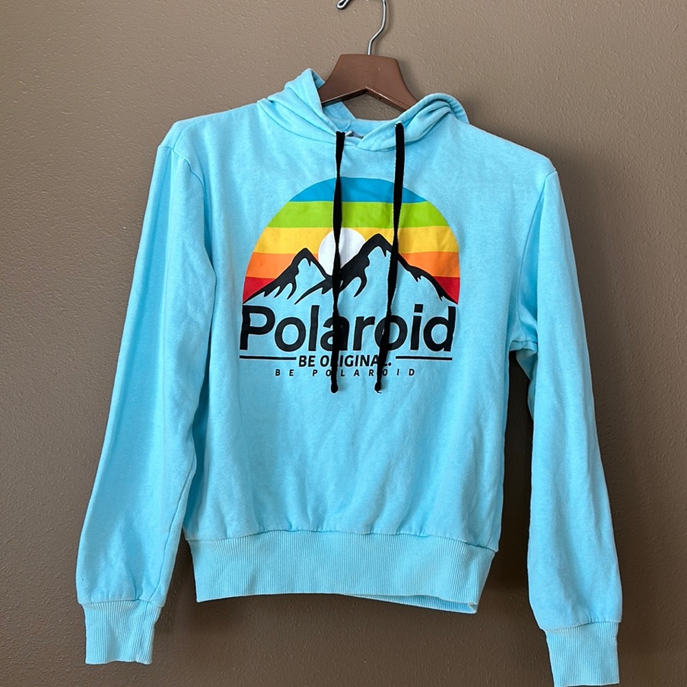 Women’s Polaroid hoodie; size med